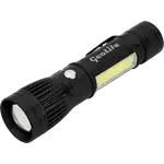 Lampe de poche rechargeable à double éclairage DEL et COB