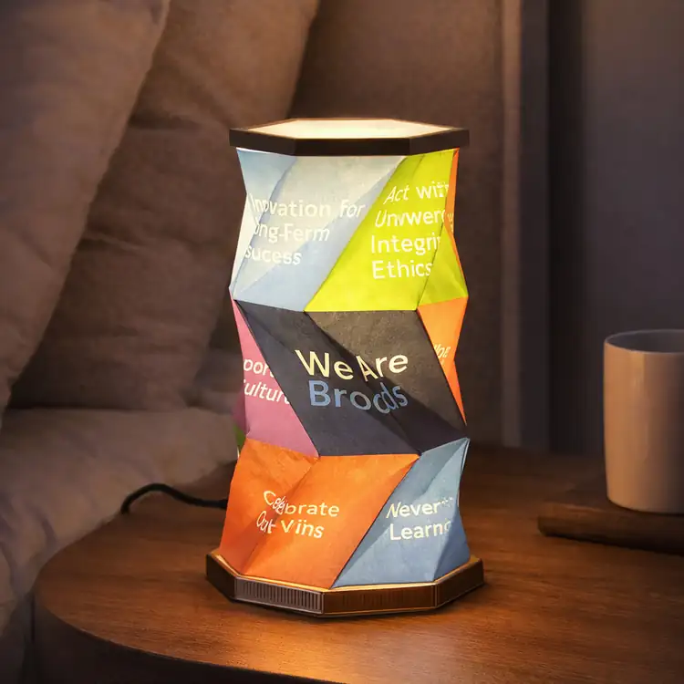 Lampe de table pliable Origami #4