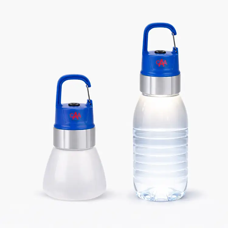 Lampe rechargeable 3-en-1 pour bouteille