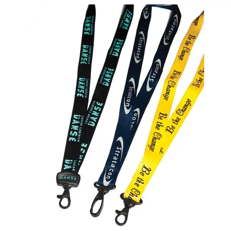 Lanière Tradeshow Deluxe personnalisée