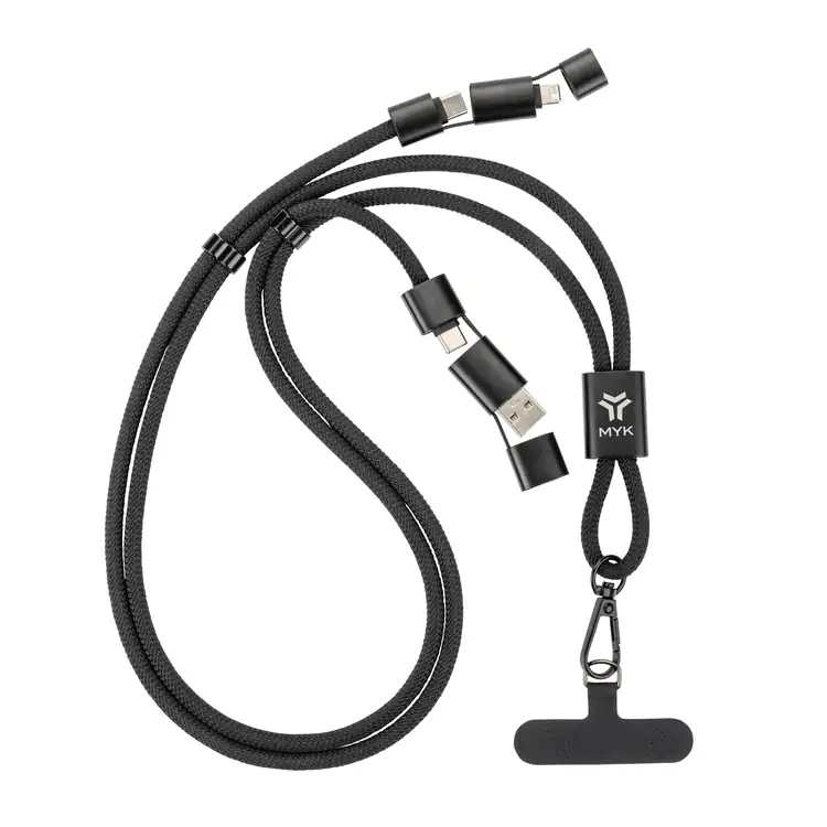 Jacamar Crossbody Lanyard with Charging Cable and Phone Holder #2