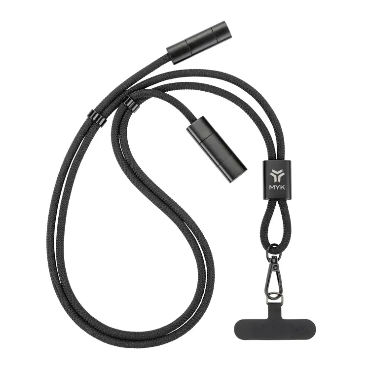 Jacamar Crossbody Lanyard with Charging Cable and Phone Holder