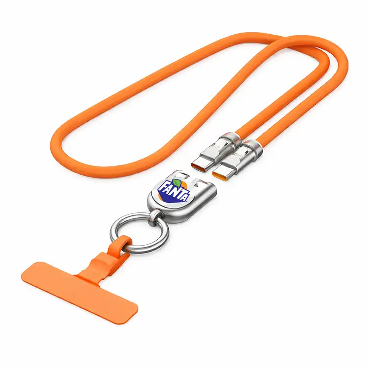 2-in-1 Neck Lanyard with 240W USB-C Charging Cable #2