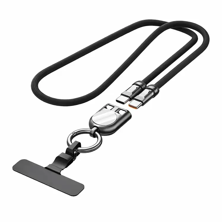 2-in-1 Neck Lanyard with 240W USB-C Charging Cable #3