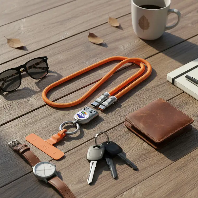 2-in-1 Neck Lanyard with 240W USB-C Charging Cable #5
