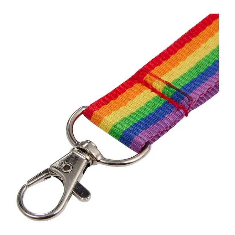 Lanière de poignet arc-en-ciel recyclée #2