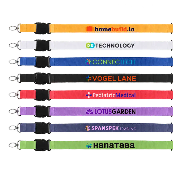 Jex Recycled Polyester Breakaway Buckle Lanyard