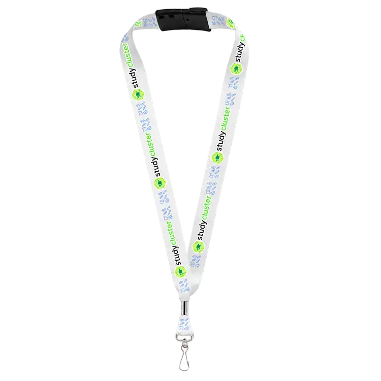 Orris Recycled Polyester Breakaway Lanyard with J Hook
