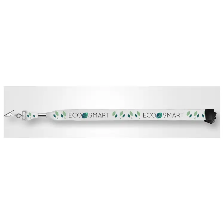 Zevi Recycled Polyester Breakaway Lanyard with Swivel Clip #3