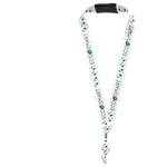 Zevi Recycled Polyester Breakaway Lanyard with Swivel Clip