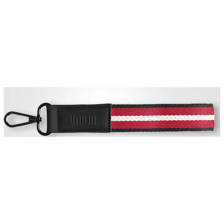 Newport Recycled Polyester Chevron Keychain Wrist Strap #11