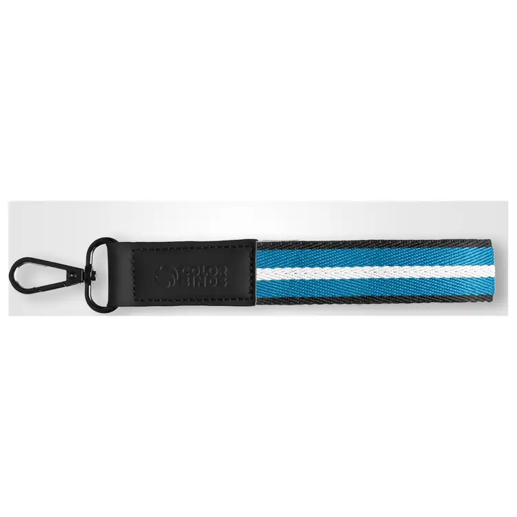 Newport Recycled Polyester Chevron Keychain Wrist Strap #8