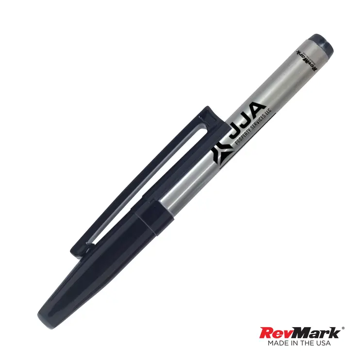 Marqueur industriel permanent RevMark à corps argenté avec pince #2