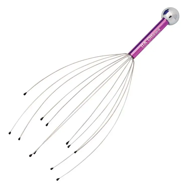 Cabeza Head Massager with Metal Handle