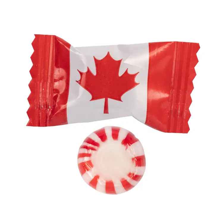 Menthes poivrées à emballage drapeau canadien #2