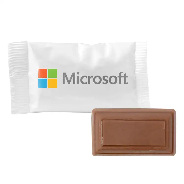 Mini barre de chocolat 1/3 oz avec emballage multicolore