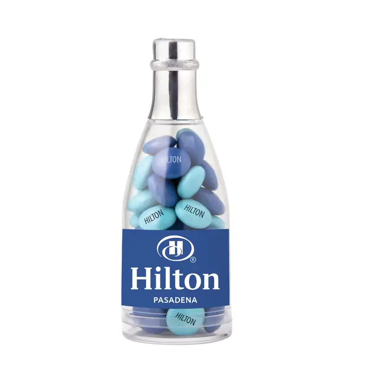 Mini Champagne Bottle with Chocolate Buttons