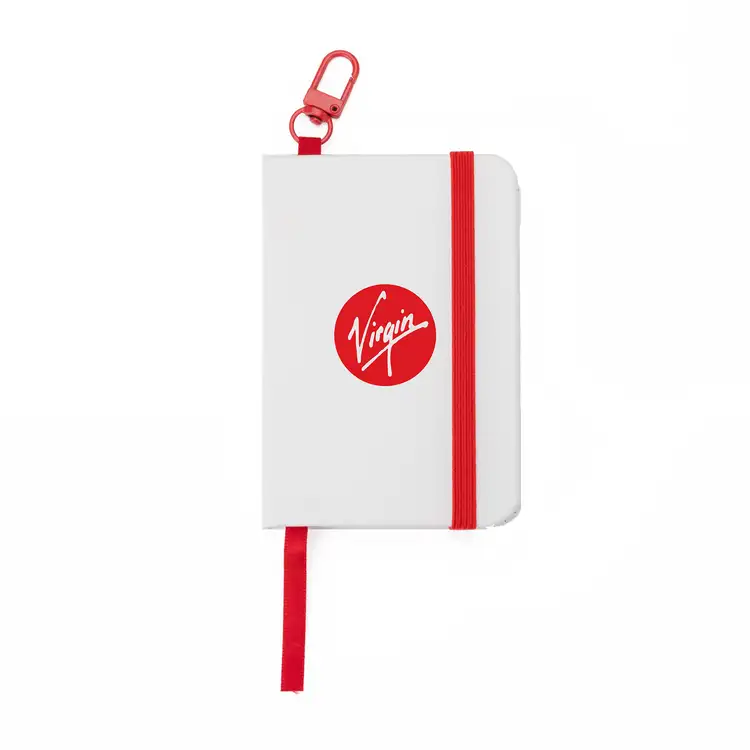 Mini PU Hardcover Notebook with Snap Hook
