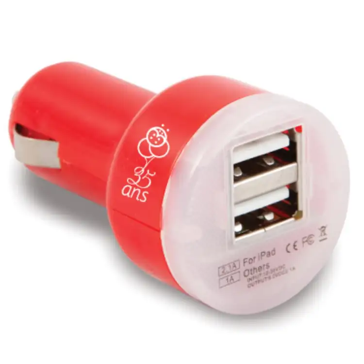 Mini chargeur USB à deux ports pour voiture #2