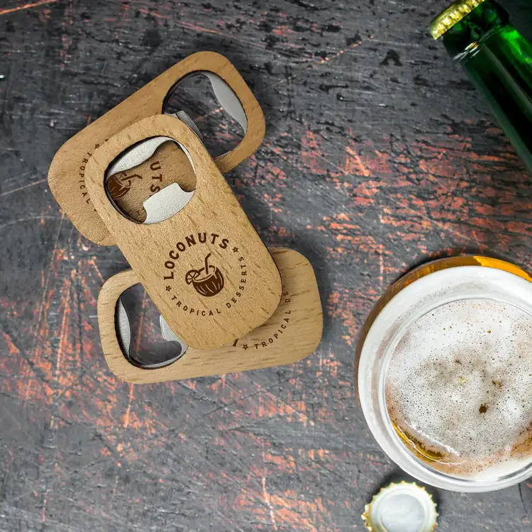 Mini Wood Bottle Opener #4