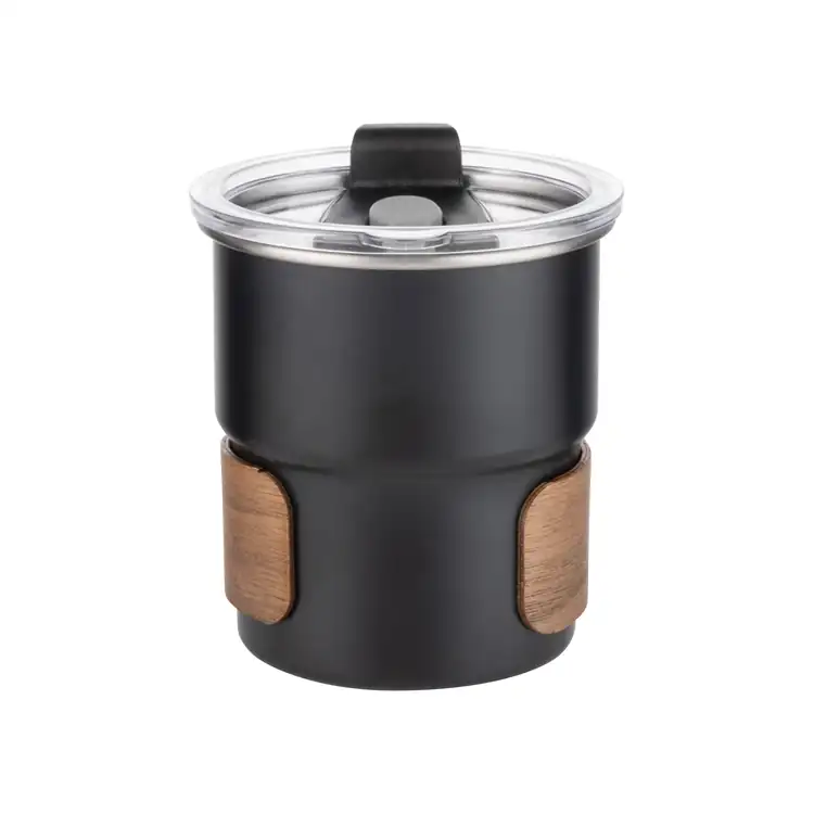 Polly Mini Tumbler 10 oz with Wooden Band and Straw #4