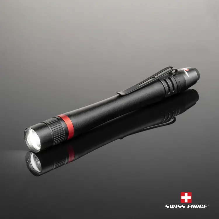 Mini lampe de poche Antares avec agrafe de Swiss Force #3