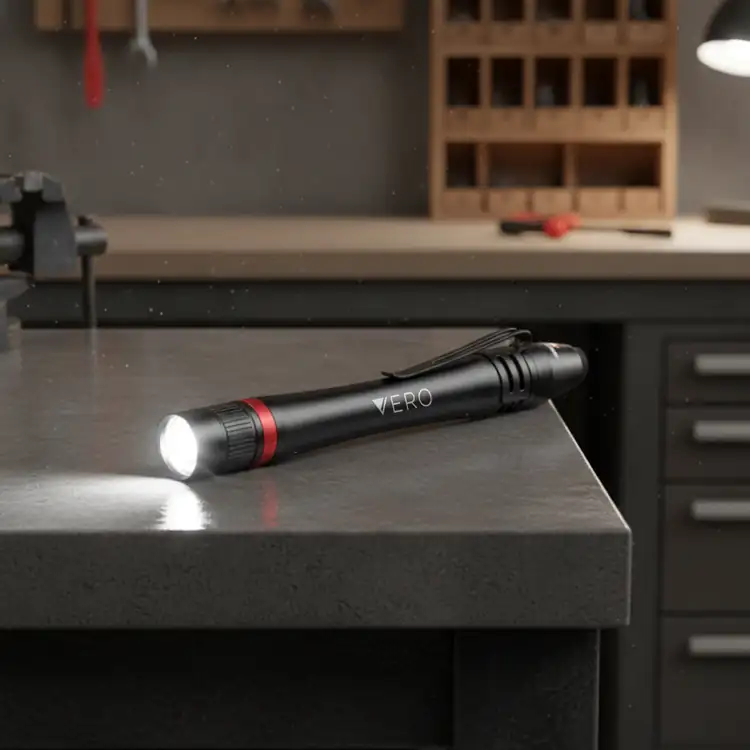 Mini lampe de poche Antares avec agrafe de Swiss Force #5