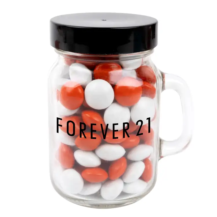 Mini Mason Jar with chocolate buttons #3