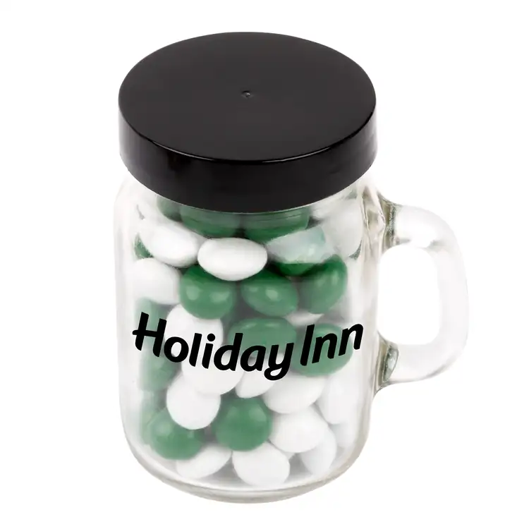 Mini Mason Jar with chocolate buttons #5