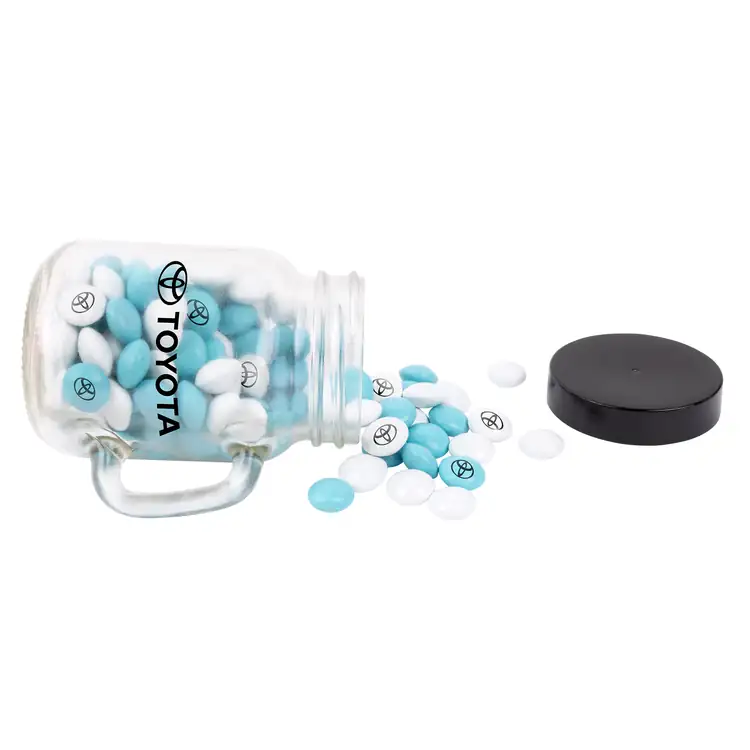 Mini Mason Jar with imprinted chocolate buttons #10