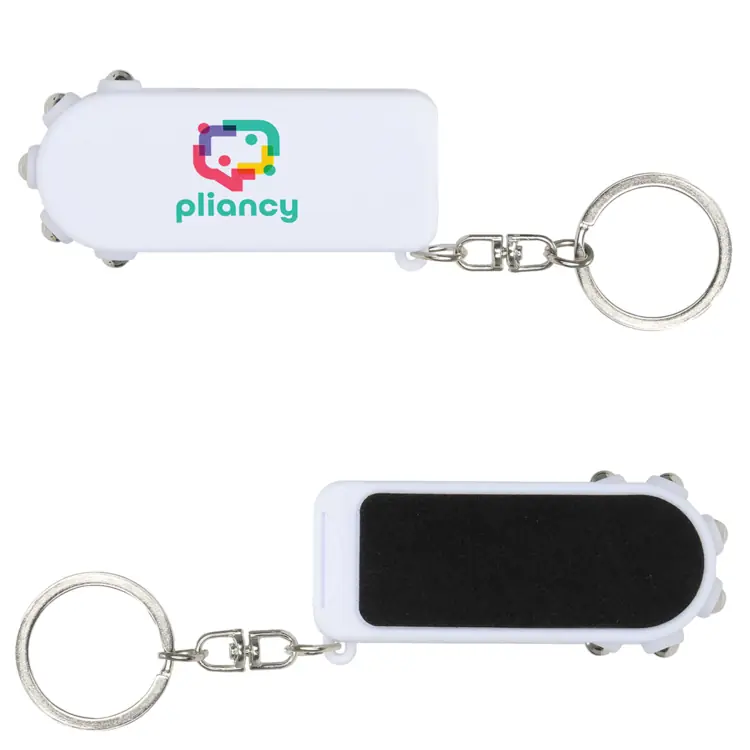 Mini Fidget Massage Roller with Phone Holder and Screen Cleaner Keychain #12