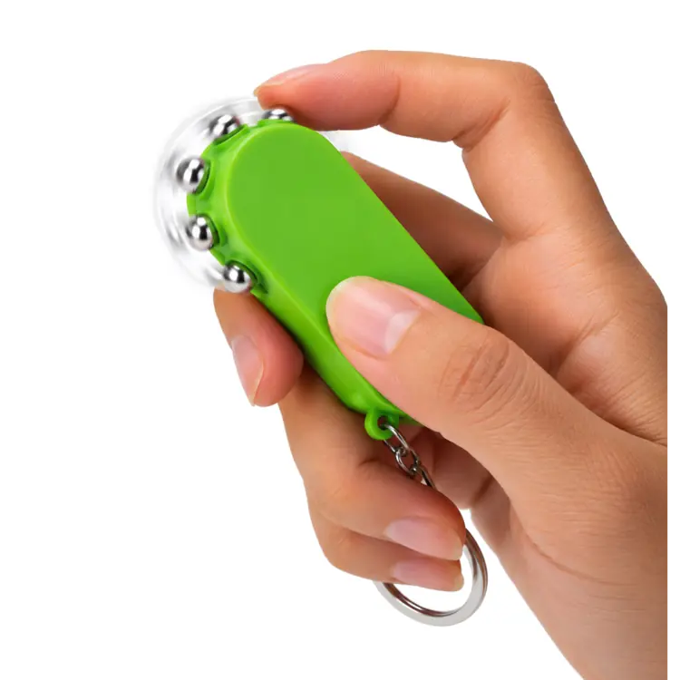 Mini Fidget Massage Roller with Phone Holder and Screen Cleaner Keychain #6