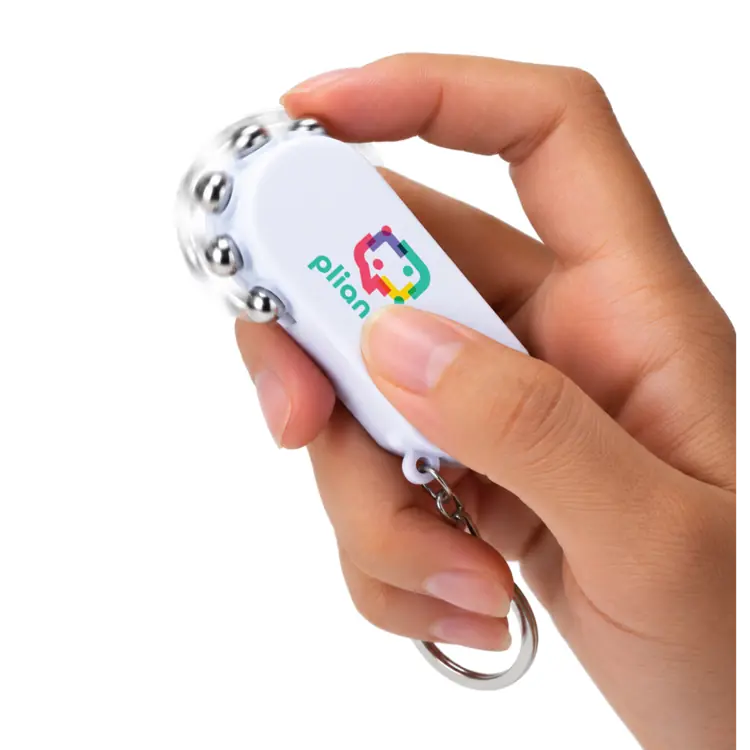 Mini Fidget Massage Roller with Phone Holder and Screen Cleaner Keychain #7