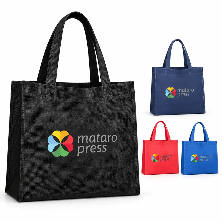 Mini Recycled Non-Woven Heat-Sealed Tote
