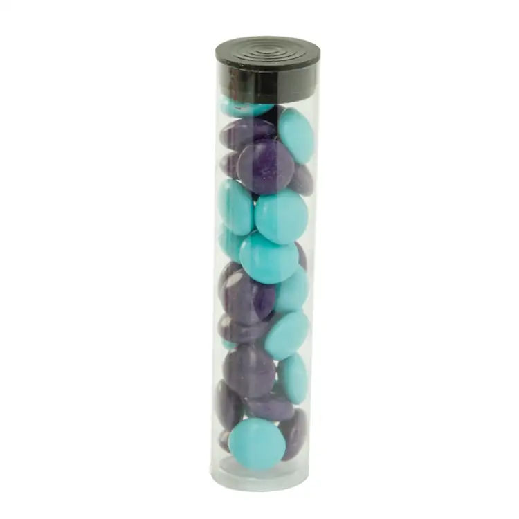 Mini tube de boutons de chocolat