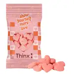 Minibiscuits coeurs à la fraise en sachet de 2 oz