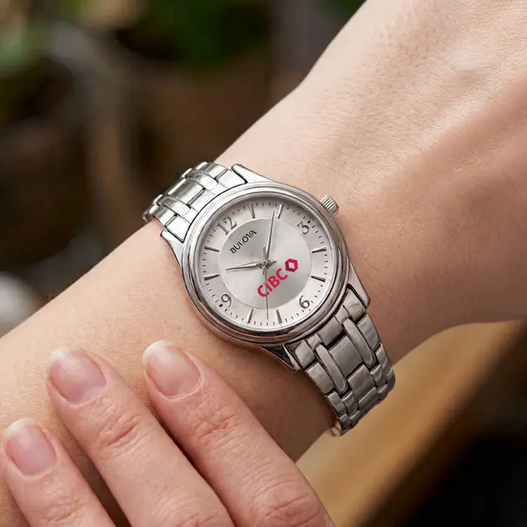 Montre Bulova Corporate 30 mm pour femme à bracelet de ton argent #2