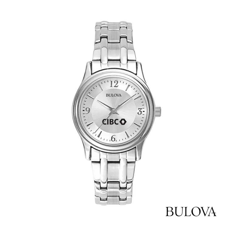 Montre Bulova Corporate 30 mm pour femme à bracelet de ton argent