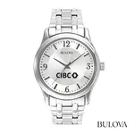 Bulova Corporate 38 mm Men’s Watch with Silver-Tone Bracelet