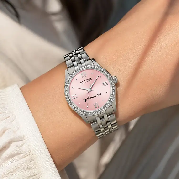 Bulova Ladies' Watch with Crystal Bezel #2