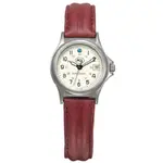 Montre Euro Design pour femme à bracelet en cuir hypoallergénique