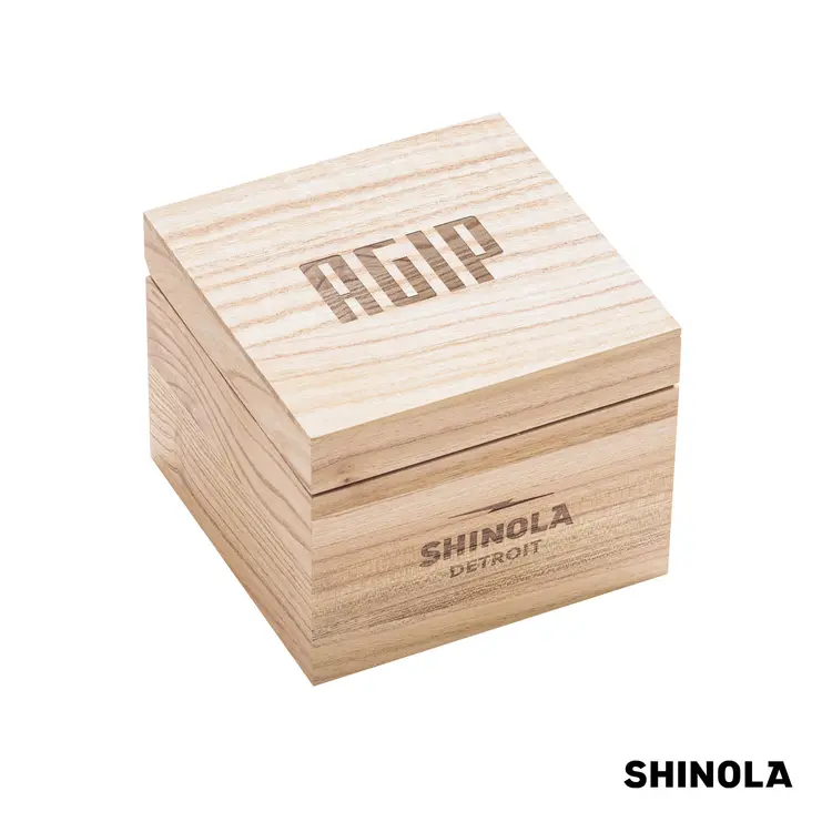 Montre Shinola Runwell 41 mm bleu ardoise et brun clair #11