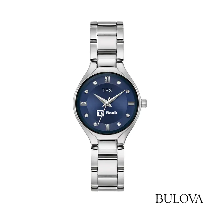 Montre TFX by Bulova Classic à quartz pour femme à cadran bleu