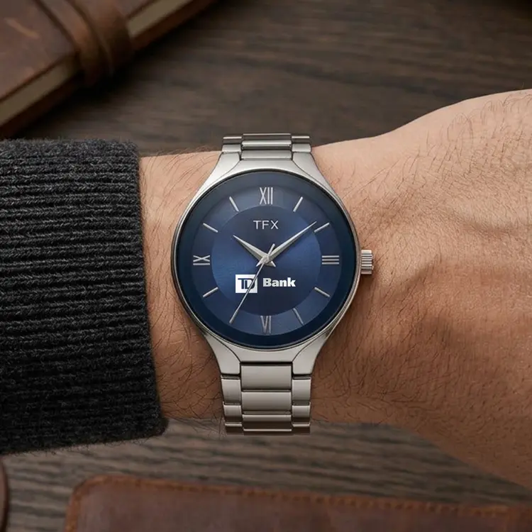 Montre TFX by Bulova Classic à quartz pour homme à cadran bleu #2