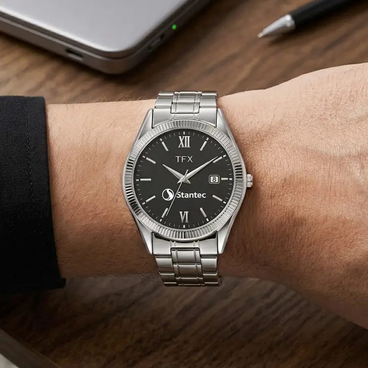 Montre TFX by Bulova Dress Classic 38 mm pour homme avec date #2