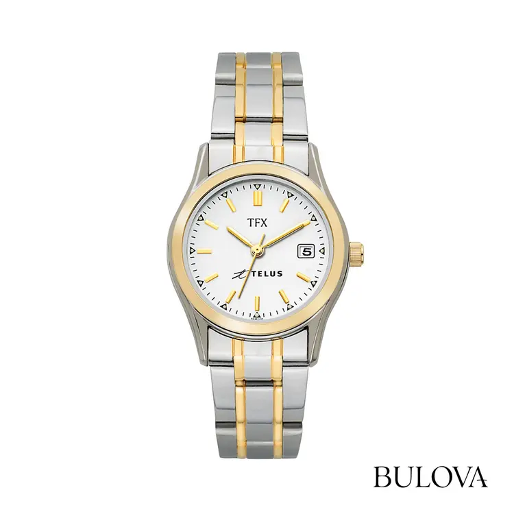 Montre TFX by Bulova Pair Collection bicolore 25 mm pour femme