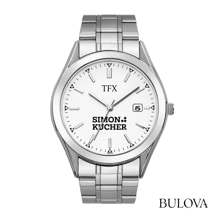 TFX by Bulova Silvertone Bracelet Watch #5