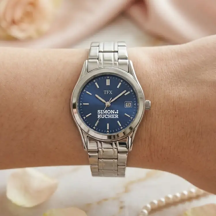 TFX by Bulova Silvertone Bracelet Watch #7