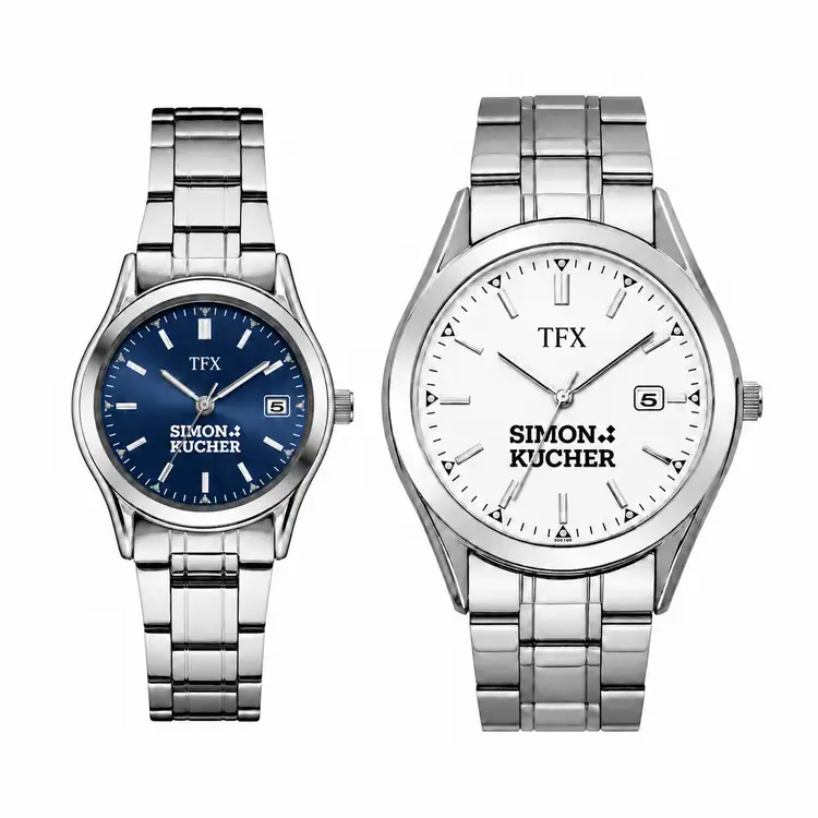 TFX by Bulova Silvertone Bracelet Watch