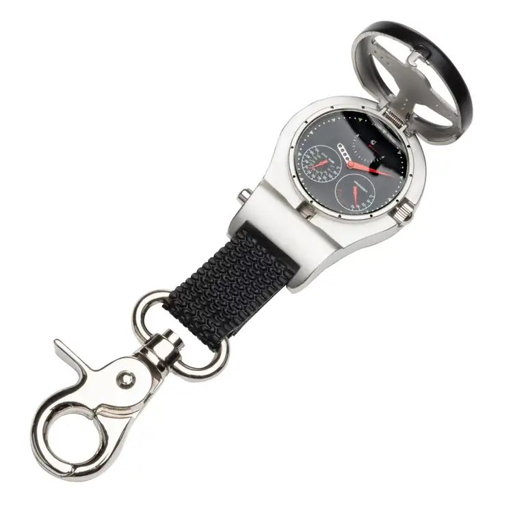 Steering Wheel Pocket Watch with Carabiner #2